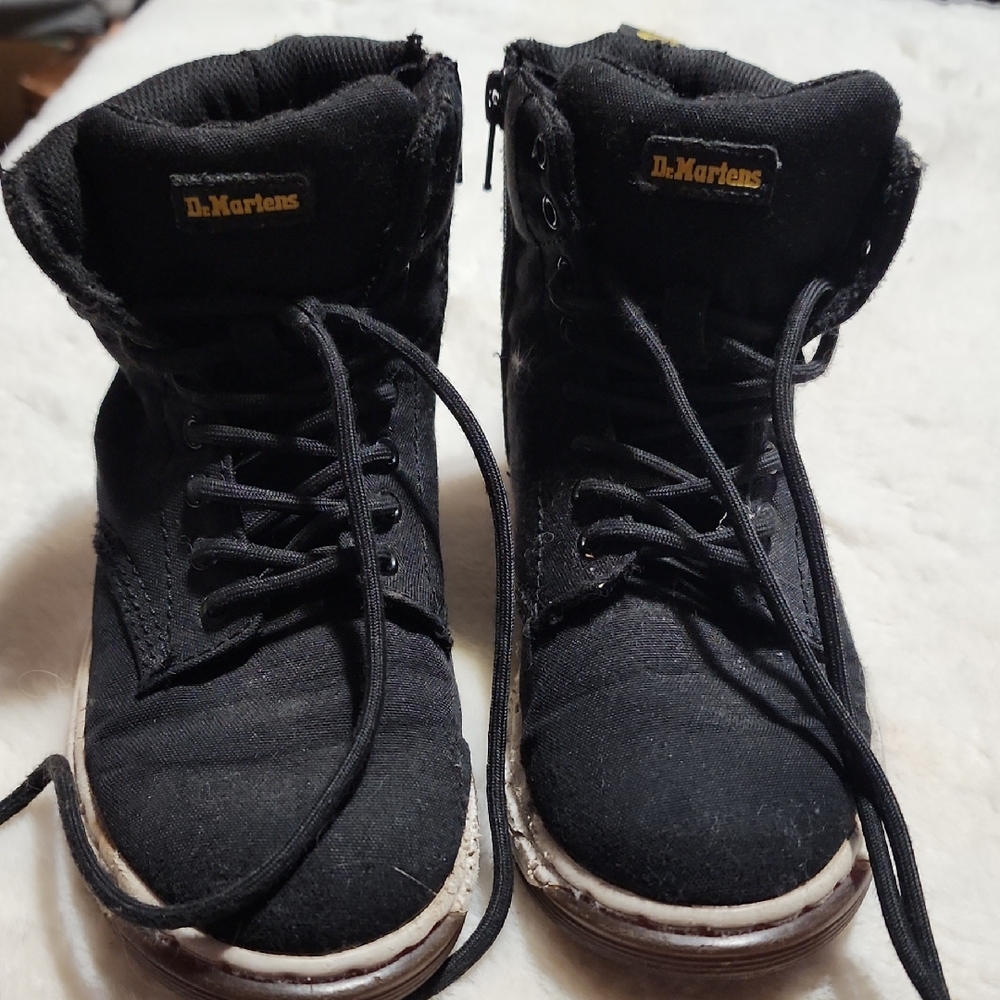 Dr. Martens Black Kids Shoes. Size 1 .